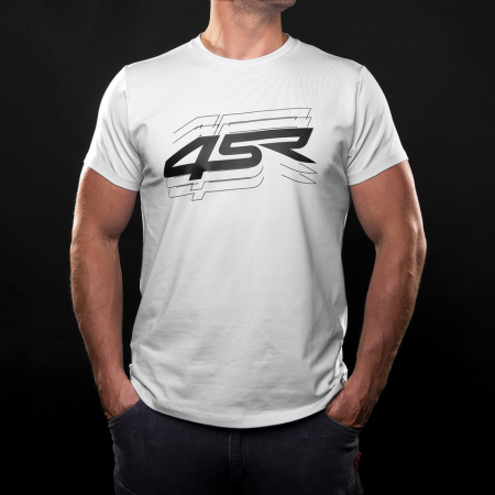 4SR T-Shirt Carbon Logo Spectrum Grey